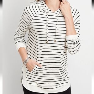 Maurices striped super soft hoodie